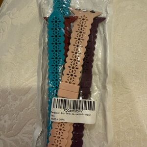 Stylish Multi-Color Watch Bands Set (4 Bands)